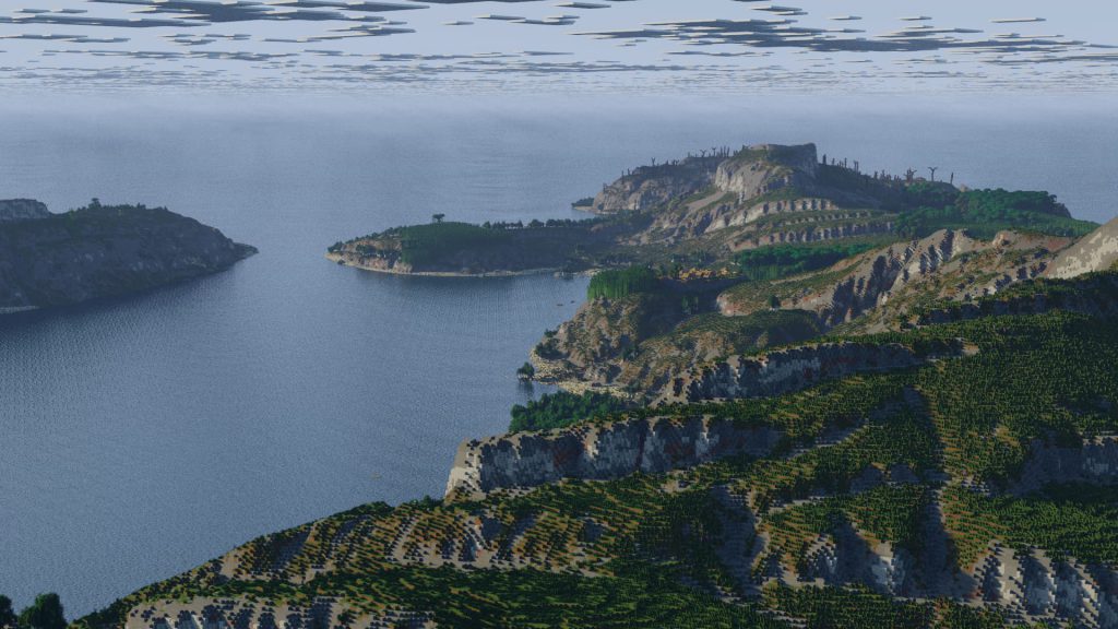 rugged minecraft islands - emion - by McMeddon